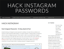 Tablet Screenshot of hackinstagrampasswords.com